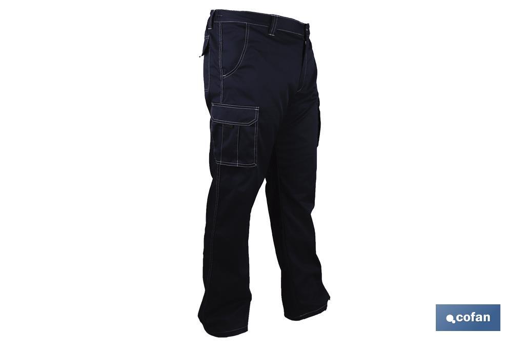 PANTALÓN DE TRABAJO TIPO DENIM MODELO GRASBERG 240 G/M2 AZUL TALLA 52