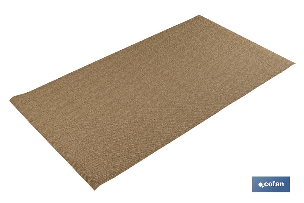 ALFOMBRA ANTIDESLIZANTE RUGOSA BEIGE 130 X 70 CM