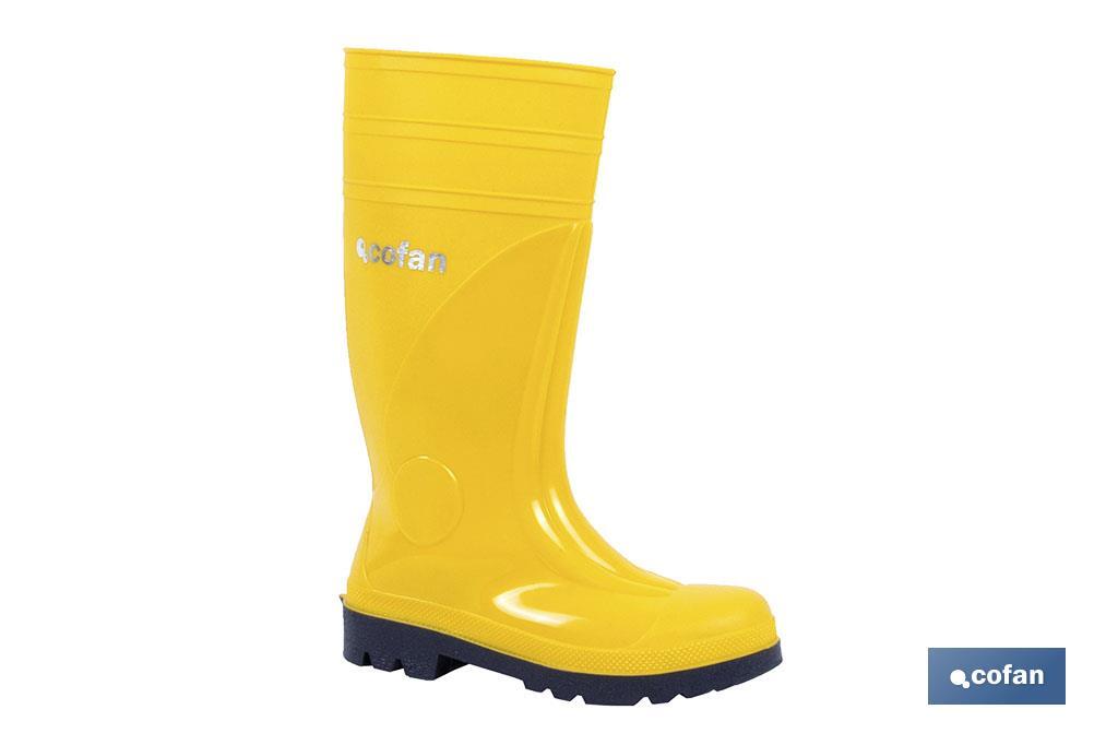 BOTA AGUA S5 AMARILLA T-43