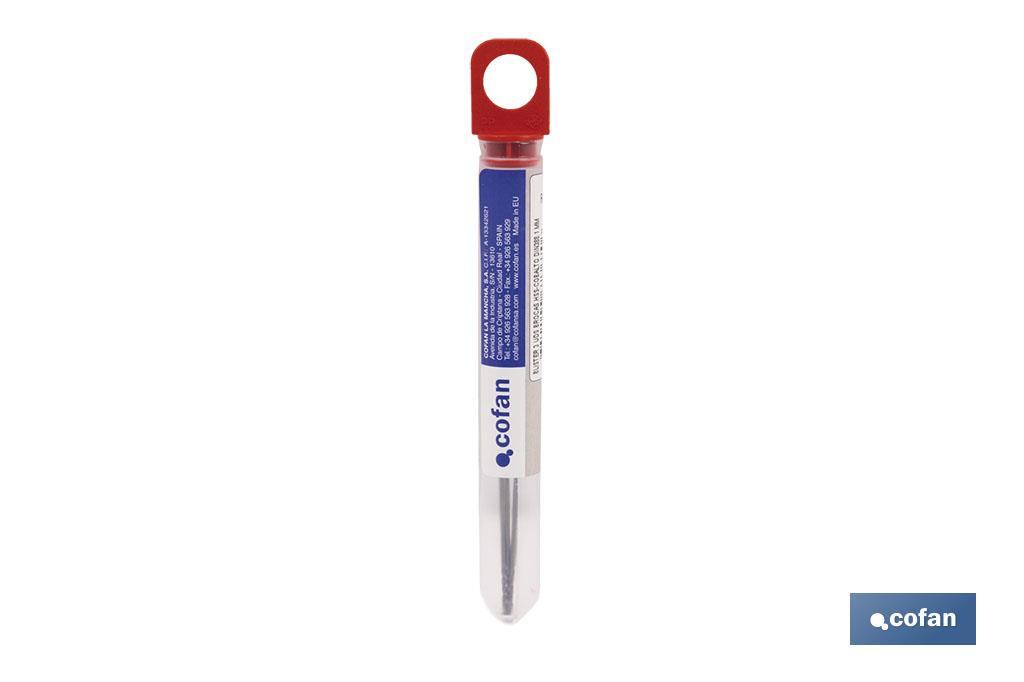 BLISTER 2 UDS BROCAS HSS-COBALTO DIN388 3,5 MM
