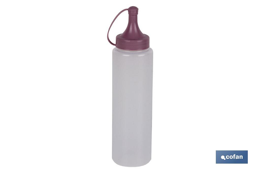 BOTELLA ACEITERA MODELO ALBAHACA  250 ML ROSA PALO 5X20cm venta unitaria