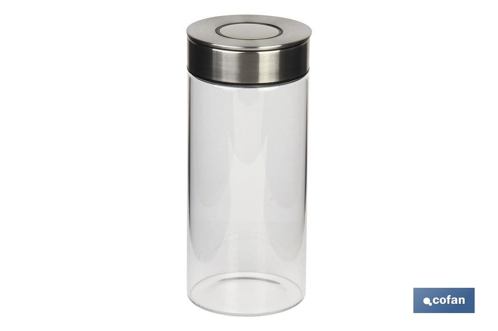 FRASCO BOROSILICATO+ACERO MODELO CICER 1500ML