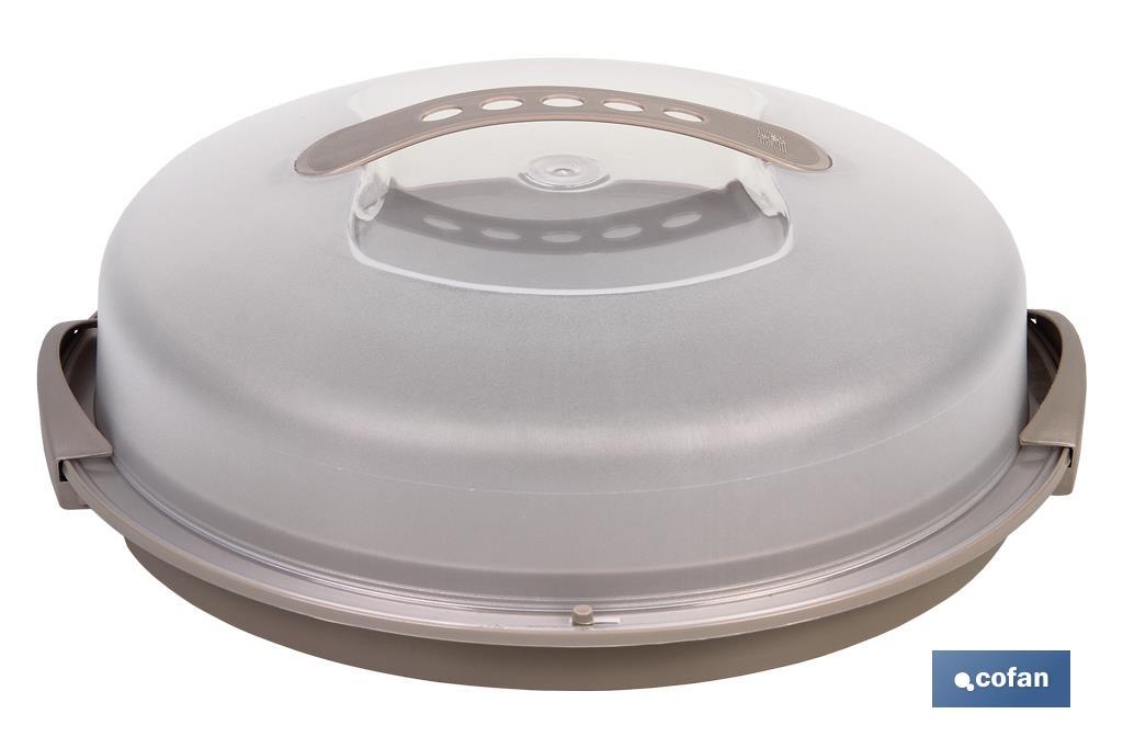 TARTERA REDONDA PAVLOVA OPACA ASAS CREMA 34.5X11cmventa unitaria
