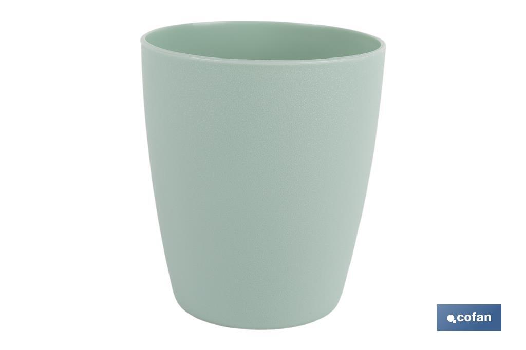 VASO DE AGUA VERDE AGUA MODELO NARA 400ML (VENTA UNITARIA)