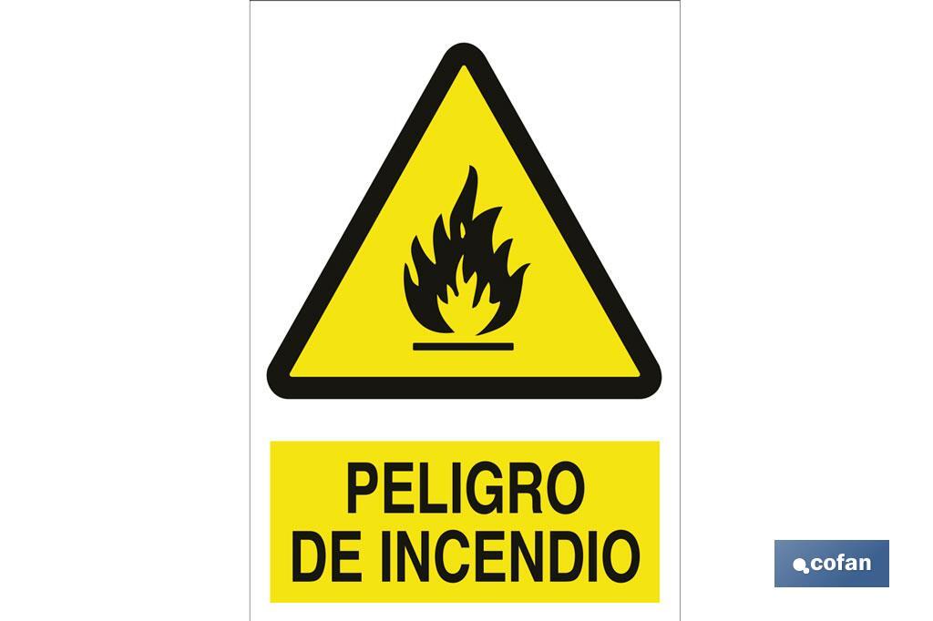 Peligro de incendio