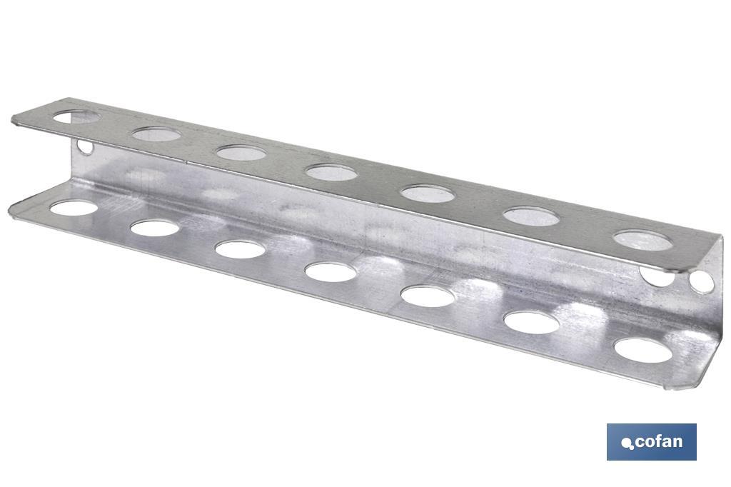 Soporte para destornilladores | Adecuado para panel de herramientas | Material: acero galvanizado | Longitud: 220 mm