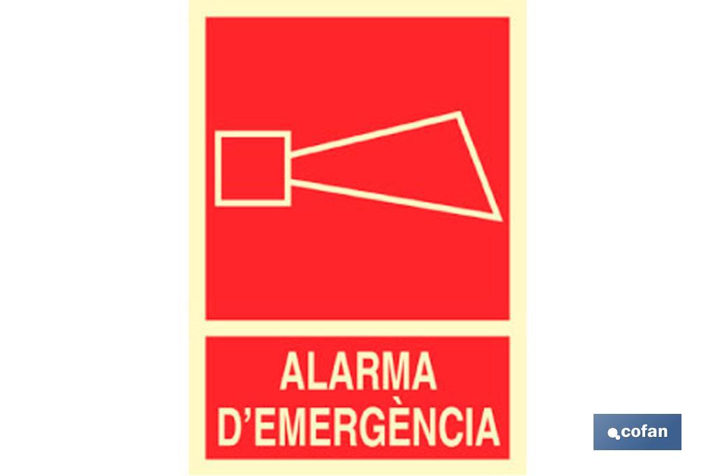 Alarma D\"Emergencia